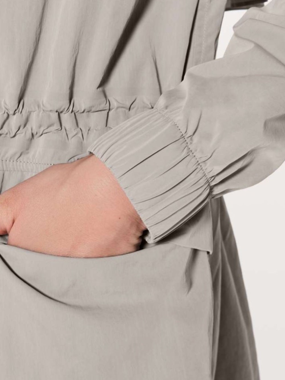 Lululemon Pack and Glyde jacket in a grey colorway. Water resistant 
Size 4 - Picture 5 of 11